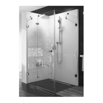 Душевая кабина Ravak Brilliant BSDPS-90/90 L хром+transparent (0UL77A00Z1) фото 1 Aquada.com.ua