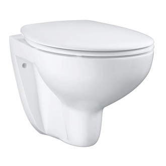 Унитаз подвесной Grohe Bau Ceramic, безоободковый с сиденьем Soft Close (39351000) фото 1 Aquada.com.ua