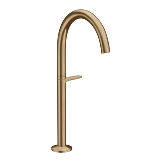 Змішувач для умивальника Axor Select 260 із донним клапаном push-open, Brushed bronze (48030140)