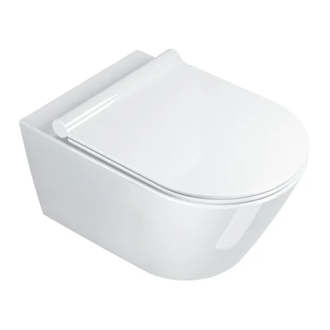 Унитаз подвесной Catalano New Zero с сиденьем Soft Close Plus (ободковый) (1VS55N00+5SCSTP000) фото 1 Aquada.com.ua