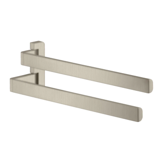 Двойной полотенцедержатель 409 мм Axor Universal Accessories, матовый никель (42821820) фото 1 Aquada.com.ua
