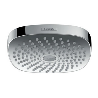 Верхній душ Hansgrohe Croma Select E 180 2jet, Chrome (26524000)