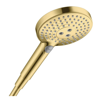 Лейка для душа Hansgrohe Raindance Select S 120 (цвет - полированное золото), 3 вида струи (26530990) фото 1 Aquada.com.ua