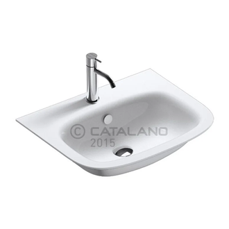 Раковина подвесная Catalano Green One 60 х 47,5 см (160GRON00) фото 1 Aquada.com.ua