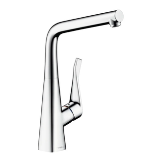 Смеситель для кухни Hansgrohe Metris (цвет - хром) (14822000) фото 1 Aquada.com.ua
