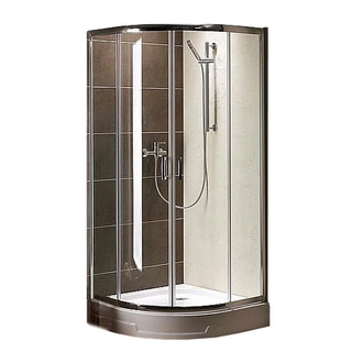 Душевая кабина Radaway Premium Plus A 90×90 (профиль - хром; стекло - прозрачное) (30403-01-01N) фото 1 Aquada.com.ua