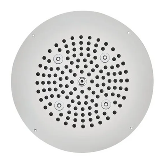 Душова лійка BOSSINI DREAM-OKI 4LED білий для підвісної стелі d37сm, хром (H37398000030016)