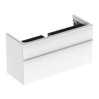 Тумба под раковину Geberit Smyle Square 118,4 см, белый глянцевый (500.355.00.1)
