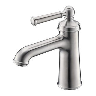 Смеситель для раковины Imprese Hydrant (цвет - brushed nickel) (ZMK031806010) фото 1 Aquada.com.ua