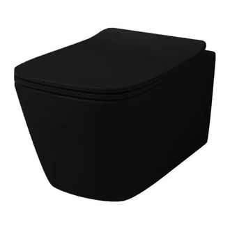 Artceram A16 Унитаз подвесной, черный матовый (ASV003 17; 00) (ASV003 17; 00_ASA001 17; 71)