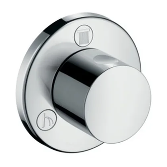 Запорный/переключающий вентиль Trio/Quattro S Hansgrohe (цвет - хром) (15932000) фото 1 Aquada.com.ua