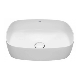 Умивальник на стільницю Roca Inspira Soft 50х37 см, білий (A327500620)