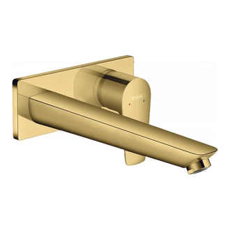 Змішувач на умивальник Hansgrohe Talis E 110 прихованого монтажу 225мм, Polished Gold Optic (71734990)