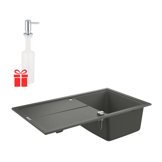 Набор Grohe мойка кухонная K400 31640AT0 + дозатор для моющего средства Contemporary 40536000 (31640AT040536000)