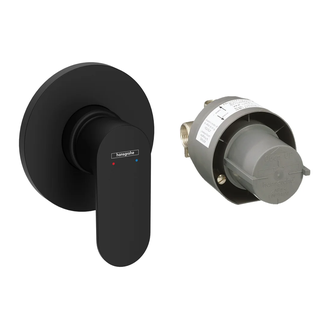 Hansgrohe Rebris S Змішувач для душу, чорний матовий (72648670)
