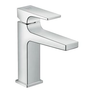 Смеситель для раковины Hansgrohe Metropol (цвет - хром) с технологией CoolStart и донным клапаном Push-Open (32508000) фото 1 Aquada.com.ua