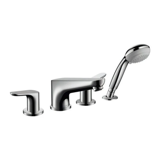 Смеситель на борт ванны Hansgrohe Focus E2 (цвет - хром) (31936000) фото 1 Aquada.com.ua