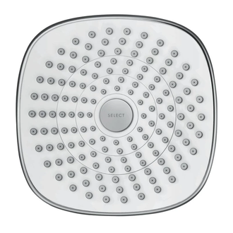 Верхний душ Hansgrohe Croma Select E 180 2jet (цвет - хром/белый) (26524400) фото 1 Aquada.com.ua