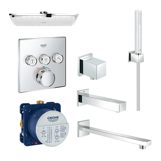 Набір для душу/ванни прихованого монтажу Grohe SmartControl (34506SC2)