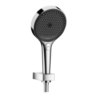 Душевой гарнитур Hansgrohe Rainfinity (цвет - хром/чёрный), 3 типа струи, шланг 1250 мм (26852000) фото 1 Aquada.com.ua