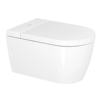 Унитаз-биде Rimless (безободковый) Duravit Me by Starck с сиденьем SensoWash® Starck Plus (2510092000+612000012000320) фото 1 Aquada.com.ua