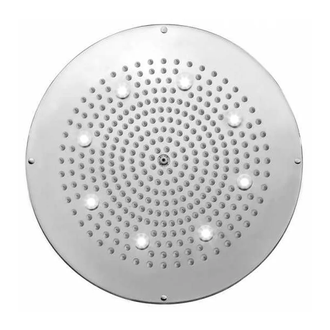 Душова лійка BOSSINI DREAM-OKI 8 LED білий для підвісної стелі d47сm, хром (H37454000030016)
