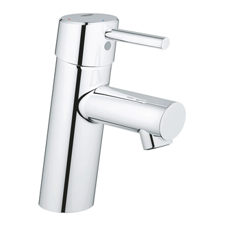 Смеситель для раковины Grohe Concetto (цвет - хром), без донного клапана (2338510E) фото 1 Aquada.com.ua