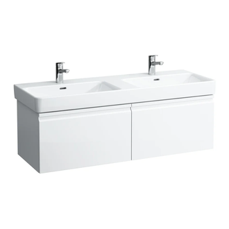Раковина двойная Laufen Pro S 1300 х 460 мм (H8149680001041) фото 1 Aquada.com.ua