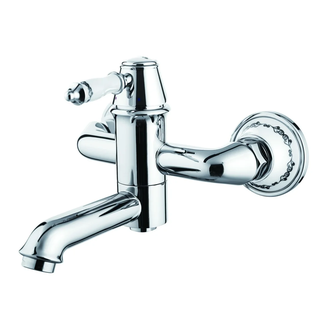 Смеситель для ванны Devit Charlestone Ceramic (цвет - хром/керамика белая) (34513142) фото 1 Aquada.com.ua