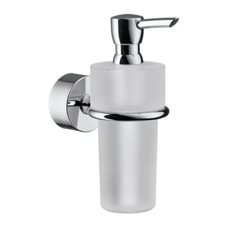 Дозатор для жидкого мыла Axor Uno (цвет - хром/стекло матовое) (41519000) фото 1 Aquada.com.ua