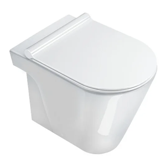 Унитаз напольный Catalano New Zero с сиденьем Soft Close Plus (ободковый) (1VP5500+5SCSTP000) фото 1 Aquada.com.ua