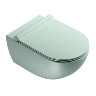 Унитаз подвесной NewFlush (безободковый) Catalano Sfera, зёленый матовый (1VSF54RCS+5SCSTPVS) фото 1 Aquada.com.ua