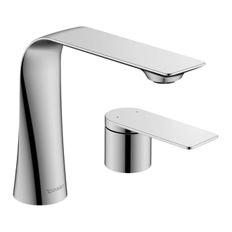 Смеситель для раковины на 2 отверстия Duravit D.1 (цвет - хром) (D11120002010) фото 1 Aquada.com.ua