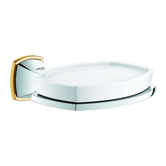 GROHE Керамічна мильниця з тримачем Grandera (40628IG0) (40628IG0) фото 2 Aquada.com.ua