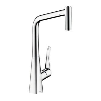 Смеситель для кухни Hansgrohe Metris (цвет - хром) (14820000) фото 1 Aquada.com.ua