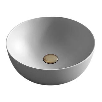 Nic-Design Умивальник на стільницю Nic Design Ovvio 38x14 см, Cemento matt (001446047)