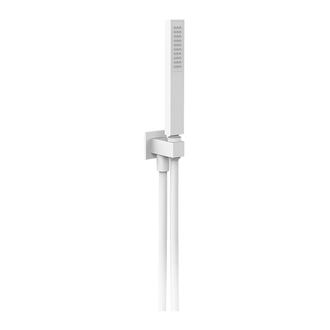 GRB Hydro White Ручной душ с держателем и шлангом, белый матовый (05040109)