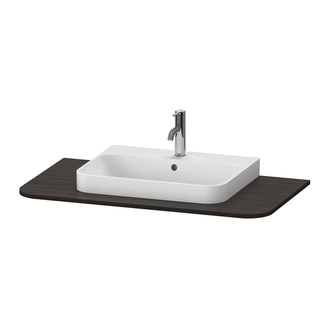 Консоль с 1 одним вырезом Duravit Happy D.2 Plus 100 х 55 см, орех брашированный (HP031E06969) фото 1 Aquada.com.ua