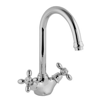 Fima Carlo Змішувач для кухні Fima Olivia двовентильний, хром (F5007CR)