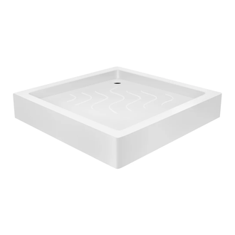 Lidz Mazur ST Душовий піддон 80x80x16, білий (LMAST808016)