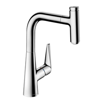 Кухонный смеситель 220, с вытяжным изливом, 1jet, sBox Hansgrohe Talis Select M51 (цвет - хром) 73852000