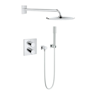 Душевая система скрытого монтажа с термостатом Grohe Grohtherm 3000 Cosmopolitan (цвет - хром) (34627000) фото 1 Aquada.com.ua