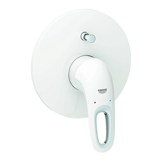 Смеситель однорычажный для ванны Grohe Eurostyle (цвет - хром/белый) (19506LS3) фото 3 Aquada.com.ua