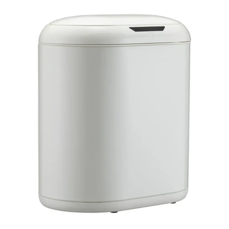 Відро для сміття сенсорне овальне Mixxus Premium Topper-TC0112 White 12л колір білий (MI7082)