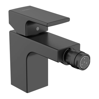 Смеситель для биде Hansgrohe Vernis Shape (цвет - чёрный матовый), с донным клапаном (71211670) фото 1 Aquada.com.ua