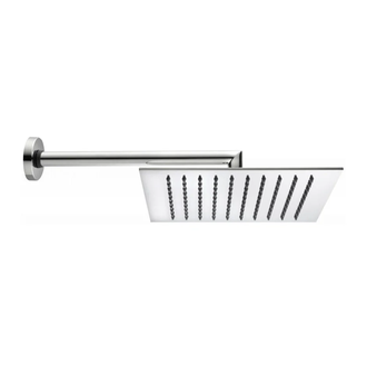 Душова лійка Bossini TETIS 300х300 з кронштейном 21, хром (H70875I00030009)