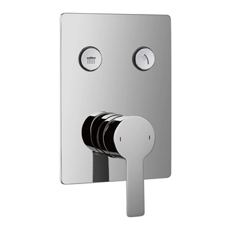 IMPRESE SMART CLICK смеситель для душа скрытый монтаж, 2 режима, хром (ZMK101901201) фото 1 Aquada.com.ua
