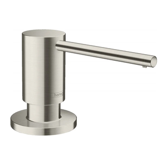 Дозатор кухонний для миючого Hansgrohe A41, 500 ml, Stainless Steel Finish (40438800)