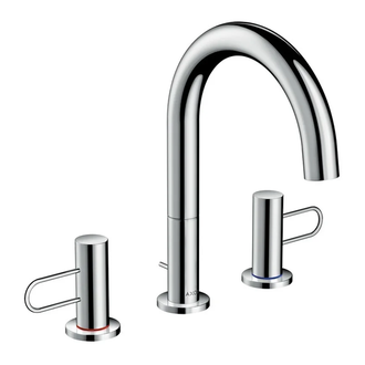 Смеситель для раковины 200, на 3 отверстия Axor Uno (цвет - хром) (38054000) фото 1 Aquada.com.ua