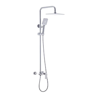 AIM Душова система, біла (DG01144-5) (DG01144-5 frosted white)